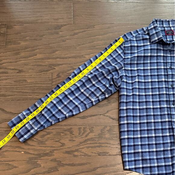 UNTUCKit Flannel Caylise Shirt Blue Size Large - Picture 7 of 8